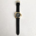 Годинник наручний Panerai Black ремінець чорний (репліка)