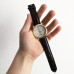 Годинник наручний Rolex White ремінець коричневий