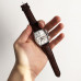 Годинник наручний Vacheron Constantin (репліка). Колір: коричневий ремінь, білий циф.