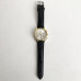 Годинники наручні Rolex White ремінець чорний (репліка)