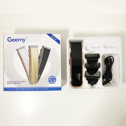 Машинка для стрижки GEMEI GM-6048. Колір чорний