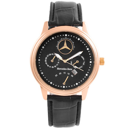 Годинники наручні Mercedes Black (репліка)