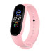 Фітнес браслет FitPro Smart Band M6 (смарт годинник, пульсоксиметр, пульс). Колір рожевий
