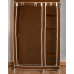 Шафа складна тканинна STORAGE WARDROBE KM-105 на 2 секції | Шафа розбірна з тканини | органайзер для одягу (106х45х170). Колір: коричневий