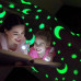 Плед, що світиться в темряві, плюшеве покривало Blanket kids Magic Star 150х100 см флісова ковдра. Колір: синій