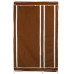 Шафа складна тканинна STORAGE WARDROBE KM-105 на 2 секції | Шафа розбірна з тканини | органайзер для одягу (106х45х170). Колір: коричневий