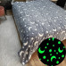 Плед, що світиться в темряві, плюшеве покривало Blanket kids Magic Star 150х100 см флісова ковдра. Колір: сірий
