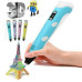 3D ручка Smart 3D Pen 2 c LCD дисплеєм. Колір блакитний