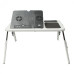 Складаний столик для ноутбука LD-09 E-Table, столик з охолодженням 2 USB кулера