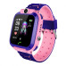 Дитячий Смарт Годинник Smart Baby Watch Q12 SIM /Bluetooth /LBS/GPS. Колір: рожевий