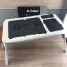 Складаний столик для ноутбука LD-09 E-Table, столик з охолодженням 2 USB кулера