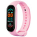 Фітнес браслет FitPro Smart Band M6 (смарт годинник, пульсоксиметр, пульс). Колір рожевий