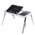 Складаний столик для ноутбука LD-09 E-Table, столик з охолодженням 2 USB кулера