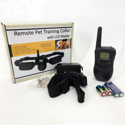 Нашийник для дресирування собак Remote Pet Dog Training з LCD Дисплеєм