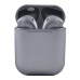 Бездротові навушники блютуз гарнітура inPods 12 simple TWS bluetooth V5.0 сенсорні. Колір: срібний