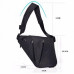 Сумка тактична Cross Body месенджер із тканини. Колір: чорний