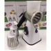 Овочерізка мультислайсер Tabletop Drum Grater Kitchen Master Терка для овочів та фруктів 3 насадки. Колір: білий