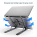 Підставка для ноутбука Multi-Position foldable Bracket JC-25 8х22см. Колір: чорний