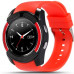 Розумний смарт-годинник Smart Watch V8. Колір: червоний