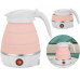 Електрочайник складаний Travel Folding 600ml. Колір: рожевий