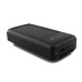 Портативний зарядний пристрій на 10000mAh, Power Bank на сонячній батареї, заряджання. Колір: чорний
