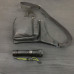 Подарунковий набір 2В1! Сумка шкіряна + професійний ліхтар: POLICE BL-X71-P50
