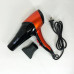 Фен GEMEI GM-1766 2.6 кВт АС. Колір: помаранчевий