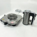 Набір дизайнерської лінійки Rainberg: Електроплита Rainberg RB-010 + Міксер Rainberg RB-1012