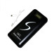Мобільна зарядка портативна Power Bank 9600mAh UKC, Зовнішній акумулятор, Зарядка power bank. Колір: чорний