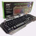 Клавіатура UKC KEYBOARD GK KW-900/4400 дротова з підсвічуванням мембранна