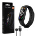 Фітнес браслет FitPro Smart Band M7 (смарт часи, пульсоксиметр, пульс). Колір: чорний